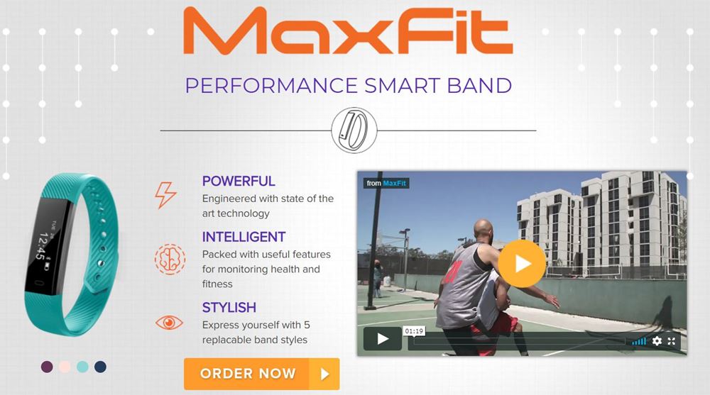 smart band maxfit